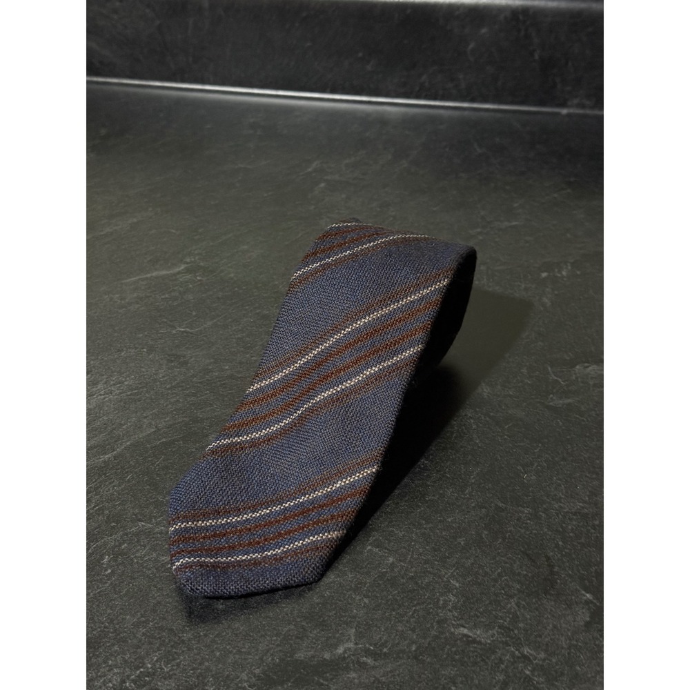 Edinburgh Woollen Mill Men's 100% Pure New Wool Tie Made in Scotland Striped